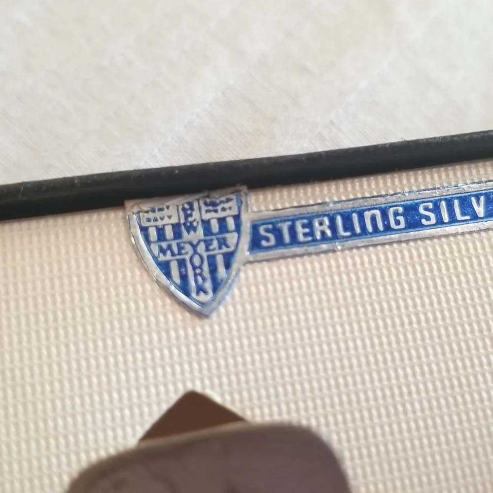 N.S. Meyer Sterling Silver Cuff Link Tie Tac Set
